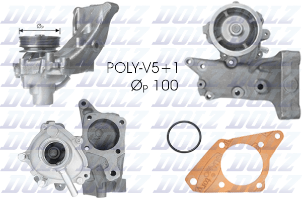 DOLZ S221 Water Pump Cooling System Irish Auto Parts Car Parts