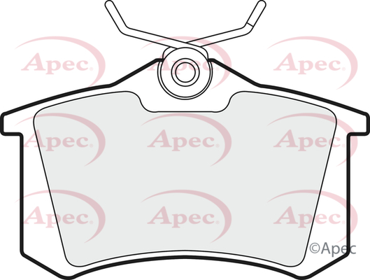 Picture of APEC - PAD533 - Brake Pad Set, disc brake (Braking System)