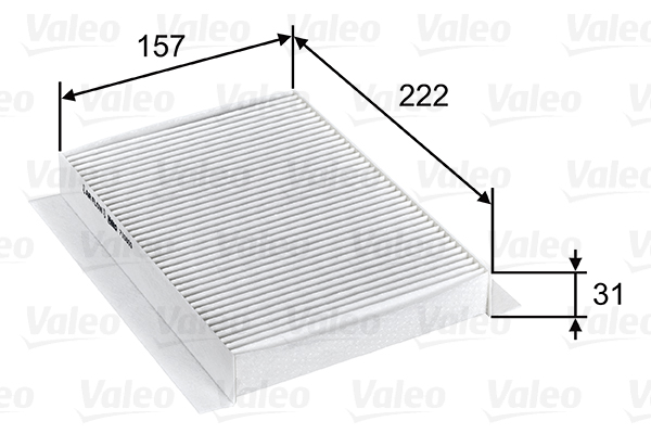VALEO - 715809 - Filter, vazduh unutrašnjeg prostora (Grejanje/ventilacija)
