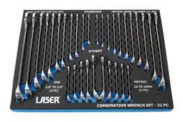 Picture of LASER TOOLS - 6795 - Spanner Set, ring / open ended (Tool, universal)