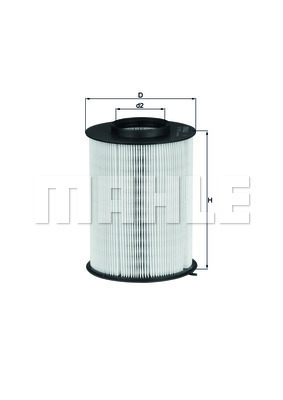 KNECHT - LX 1780/3 - Filter za vazduh (Sistem za dovod vazduha)