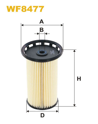 Picture of WIX FILTERS - WF8477 - Fuel filter (Fuel Supply System)