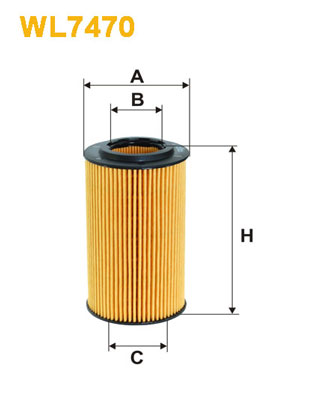 Picture of WIX FILTERS - WL7470 - Oil Filter (Lubrication)