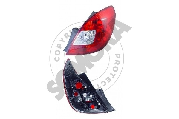 Picture of SOMORA - 212671A - Combination Rearlight (Lights)
