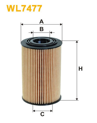 Picture of WIX FILTERS - WL7477 - Oil Filter (Lubrication)