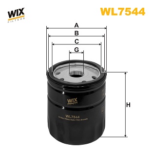 Picture of WIX FILTERS - WL7544 - Oil Filter (Lubrication)