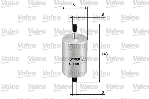VALEO - 587001 - Filter za gorivo (Sistem za dovod goriva)
