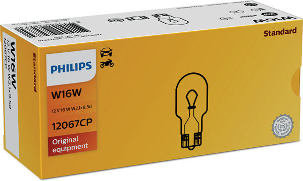 Picture of PHILIPS - 12067CP - Bulb, brake/tail light (Lighting System, universal)