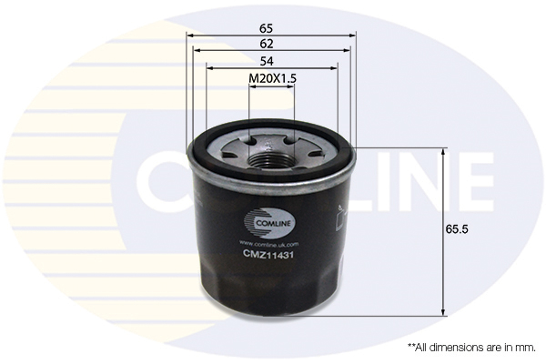 COMLINE - CMZ11431 - Filter za ulje (Podmazivanje)