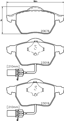 Picture of MINTEX - MDB2231 - Brake Pad Set, disc brake (Brake System)