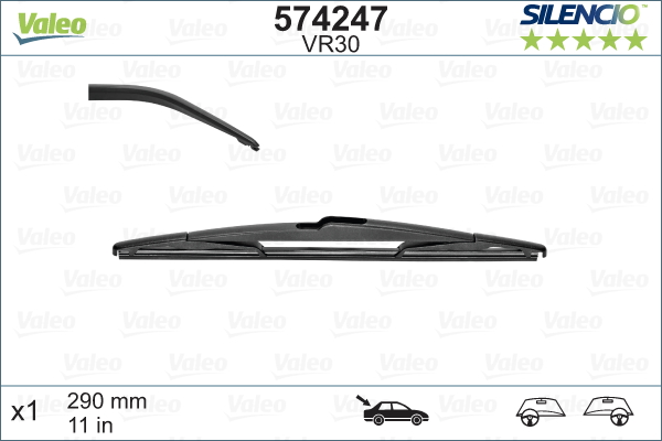 Picture of VALEO - 574247 - Wiper Blade (Window Cleaning)