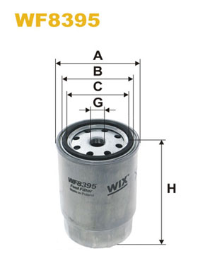Picture of WIX FILTERS - WF8395 - Fuel filter (Fuel Supply System)