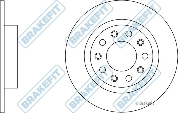 Picture of APEC - SDK6673 - Brake Disc (Braking System)