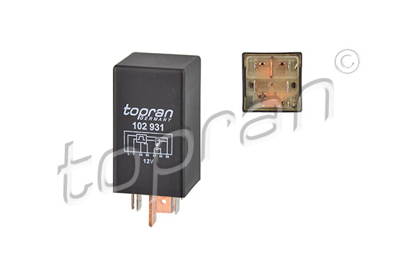 TOPRAN - 102 931 - Rele, sistem za paljenje sa grejačima (Sistem za paljenje sa grejačima)