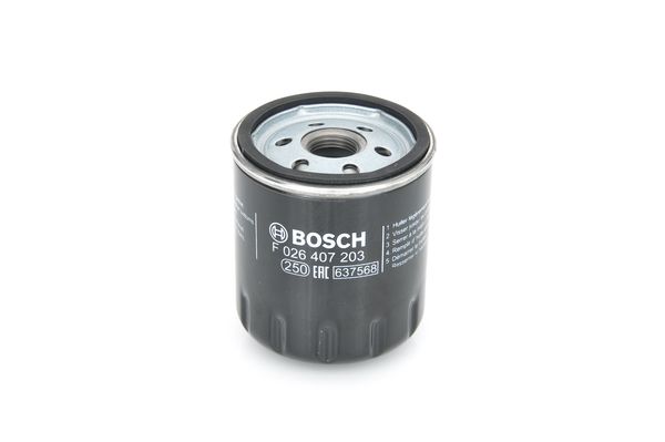 Picture of BOSCH - F 026 407 203 - Oil Filter (Lubrication)