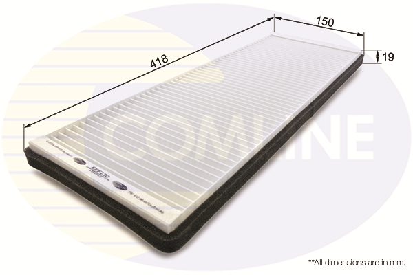 COMLINE - EKF130 - Filter, vazduh unutrašnjeg prostora (Grejanje/ventilacija)