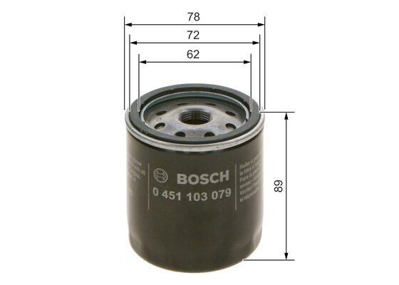 Picture of BOSCH - 0 451 103 079 - Oil Filter (Lubrication)