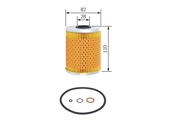 Picture of BOSCH - 1 457 429 264 - Oil Filter (Lubrication)