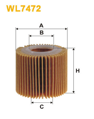 Picture of WIX FILTERS - WL7472 - Oil Filter (Lubrication)