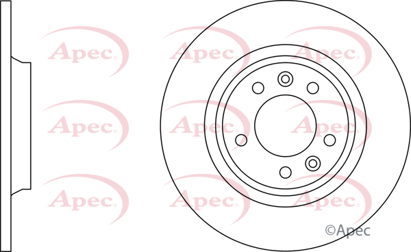 Picture of APEC - DSK2227 - Brake Disc (Braking System)