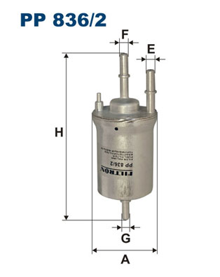 FILTRON - PP 836/2 - Filter za gorivo (Sistem za dovod goriva)