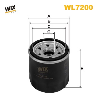 Picture of WIX FILTERS - WL7200 - Oil Filter (Lubrication)