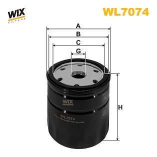 Picture of WIX FILTERS - WL7074 - Oil Filter (Lubrication)