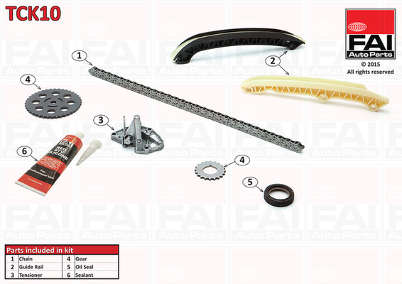 Picture of FAI AutoParts - TCK10 - Timing Chain Kit (Engine Timing)