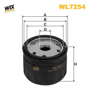 Picture of WIX FILTERS - WL7254 - Oil Filter (Lubrication)