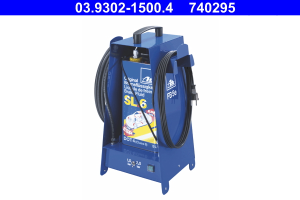 ATE - 03.9302-1500.4 - Uređaj za punjenje/izduvavanje, hidraulična kočnica (Radionička oprema)