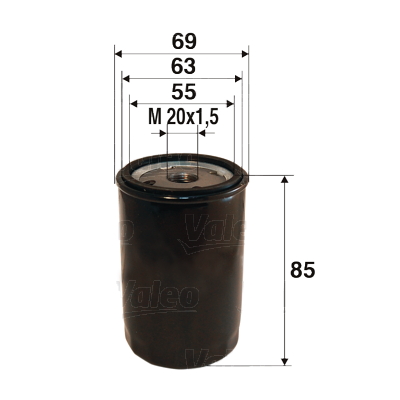 VALEO - 586013 - Filter za ulje (Podmazivanje)