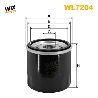 Picture of WIX FILTERS - WL7204 - Oil Filter (Lubrication)