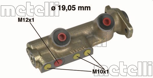 METELLI - 05-0080 - Glavni kočioni cilindar (Kočioni uređaj)