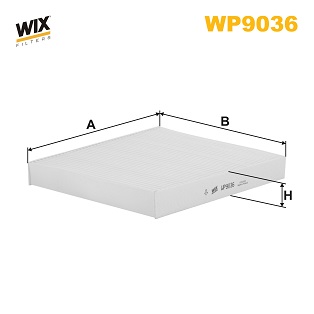 Picture of WIX FILTERS - WP9036 - Filter, interior air (Heating/Ventilation)