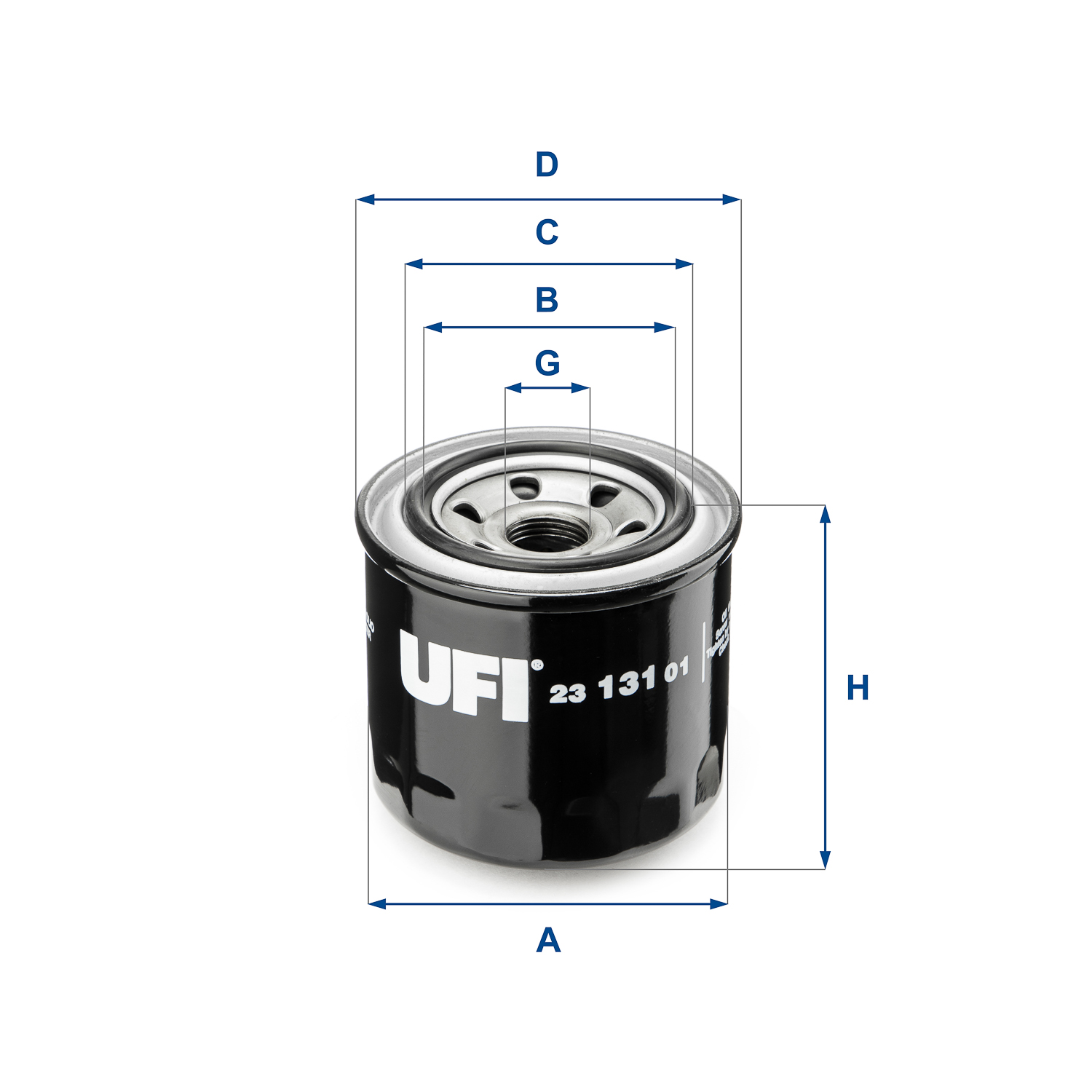 Picture of UFI - 23.131.01 - Oil Filter (Lubrication)