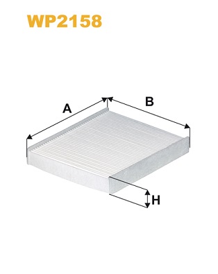 Picture of WIX FILTERS - WP2158 - Filter, interior air (Heating/Ventilation)