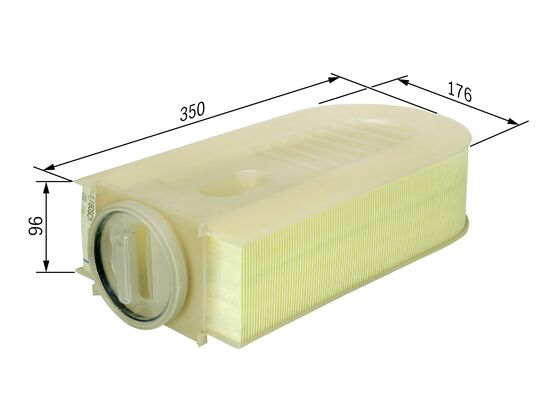 Picture of BOSCH - F 026 400 133 - Air Filter (Air Supply)