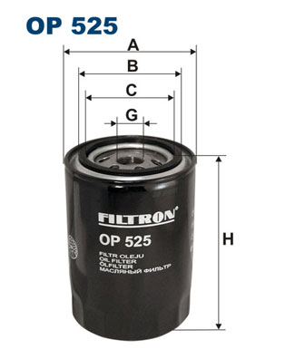 FILTRON - OP 525 - Filter za ulje (Podmazivanje)