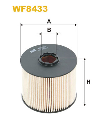 Picture of WIX FILTERS - WF8433 - Fuel filter (Fuel Supply System)
