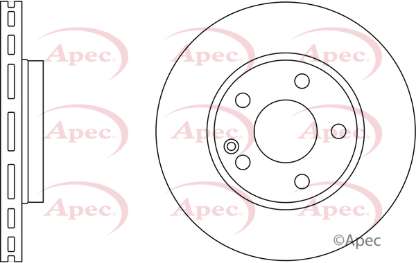 Picture of APEC - DSK2258 - Brake Disc (Braking System)