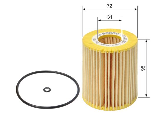 Picture of BOSCH - F 026 407 008 - Oil Filter (Lubrication)