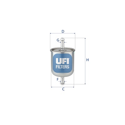 Picture of UFI - 31.529.00 - Fuel filter (Fuel Supply System)