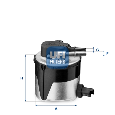 Picture of UFI - 55.170.00 - Fuel filter (Fuel Supply System)