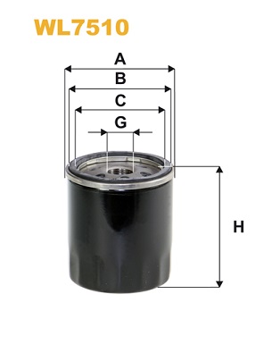 Picture of WIX FILTERS - WL7510 - Oil Filter (Lubrication)