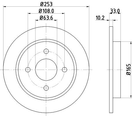 Picture of MINTEX - MDC442C - Brake Disc (Brake System)