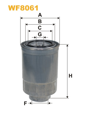 Picture of WIX FILTERS - WF8061 - Fuel filter (Fuel Supply System)