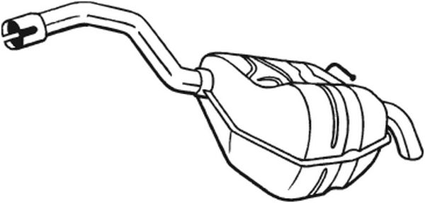 Picture of BOSAL - 154-353 - End Silencer (Exhaust System)