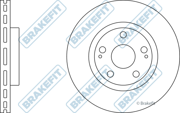 Picture of APEC - SDK6171 - Brake Disc (Braking System)
