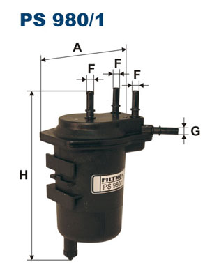 FILTRON - PS 980/1 - Filter za gorivo (Sistem za dovod goriva)