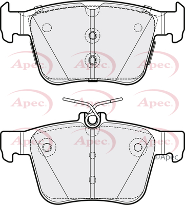 Picture of APEC - PAD1934 - Brake Pad Set, disc brake (Braking System)